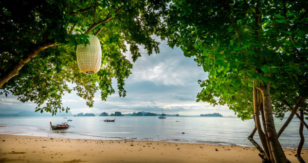 Phang Nga bay islands viewed from the Koyao Island Resort